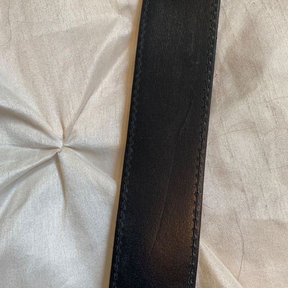 Tory Burch Tan/Black Snakeprint Reversible Leather Belt sz M - Picture 6 of 6